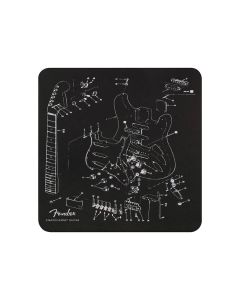 Fender mousepad, exploded Strat