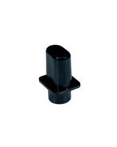 Switch cap Tele hihat model, black, fits 4.8mm blade