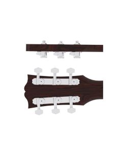 Hipshot	guitar tuner upgrade kit, 3+3 Grip-Lock, closed chrome