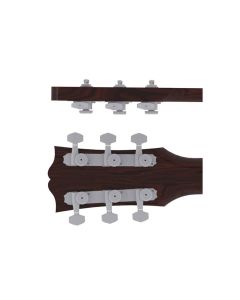 Hipshot	guitar tuner upgrade kit, 3+3 Grip-Lock, closed satin