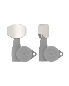 Hipshot	hex guitar tuner button, nickel