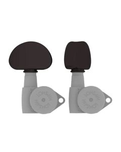 Hipshot	half moon guitar tuner button, black