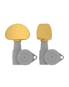 Hipshot	half moon guitar tuner button, gold