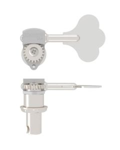 Hipshot	HB6 3/8" licensed Ultralite bass tuning machine, chrome, clover key