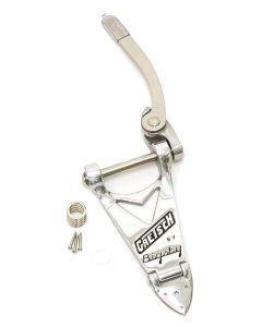 Bigsby Gretsch branded B3 tailpiece, polished aluminum