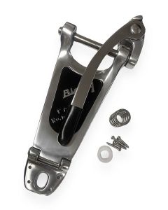 Bigsby B6 vibrato tailpiece, extra short hinge, polished aluminum
