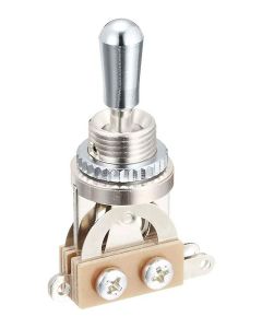 Boston toggle switch 3-way, made in Japan, chrome switch tip and nut, nickel contacts