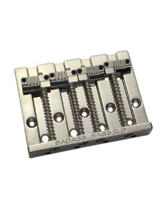 Allparts Leo Quan Badass II 4-string bass bridge, grooved saddles, nickel