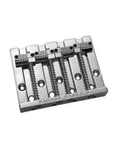 Allparts Leo Quan Badass II 4-string bass bridge, grooved saddles, chrome