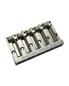 Allparts Leo Quan Badass V 5-string bass bridge, grooved saddles, nickel