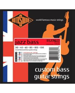 Rotosound Jazz Bass 77 string set electric bass 6 monel flatwound 30-130, standard gauge