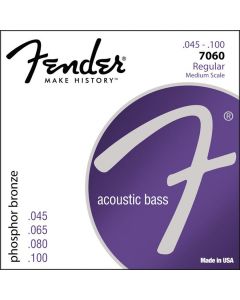 Fender Phosphor Bronze Acoustic Bass string set 32  medium scale phosphor bronze wound 045-055-075-095 