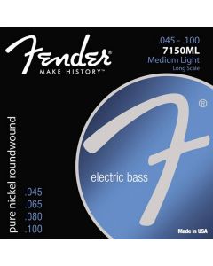 Fender Original 7150s string set electric bass pure nickel roundwound medium light 045-065-080-100 