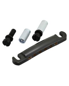 Gotoh GE101A aluminium tailpiece with studs, black