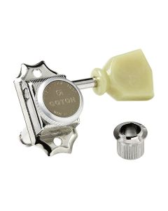 Gotoh SD90 machine heads with Magnum Lock and SL buttons, 3L3R, nickel