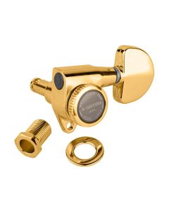 Gotoh SG301 machine heads with Magnum Lock Trad and 20 buttons, 3L3R, gold