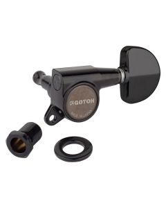 Gotoh SG381 machine heads with AB20 buttons, 3L3R, cosmo black