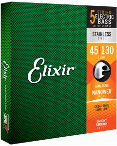 Elixir 14777 St.Steel Bass 5Str. 045/130