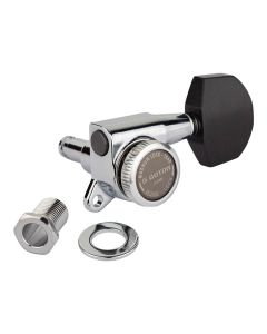 Gotoh SG381 machine heads with Magnum Lock Trad and EN01 buttons, 3L3R, chrome