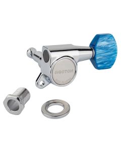 Gotoh SG381 machine heads with P9 buttons, 6L, chrome