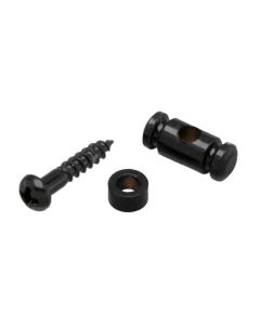 Gotoh RG15 string retainer with bushing and screw, black