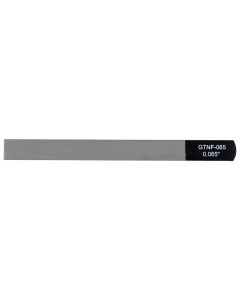 Boston Precision Tools gauged nut slotting file 0.065" (1.65mm) 150x12mm, 65Mn carbon steel HRC 35-55 hardness