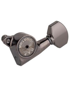 Gotoh SG381 machine heads with HAP and 07 buttons, 6R, cosmo black