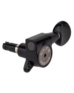 Gotoh SG381 machine heads with HAPM and 05 buttons, 6L, black