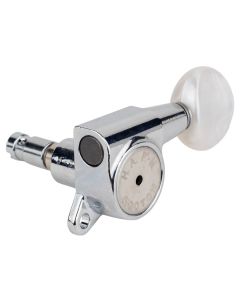 Gotoh SG381 machine heads with HAPM and 05PW buttons, 6L, chrome