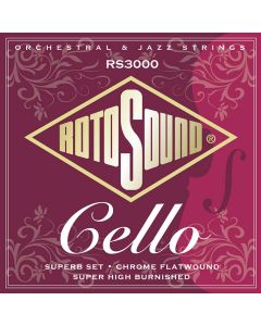 Rotosound Orchestral & Jazz string set cello 4/4 chrome flatwound