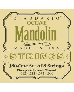 D'Addario snarenset octave mandoline