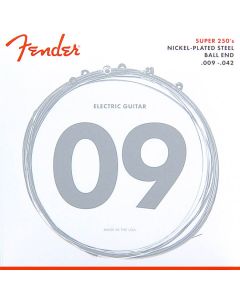 Fender Super 250s string set electric nickel roundwound light 009-011-016-024-032-042 