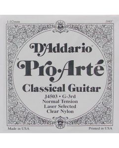 D'Addario Classics G-3 snaar voor klassieke gitaar