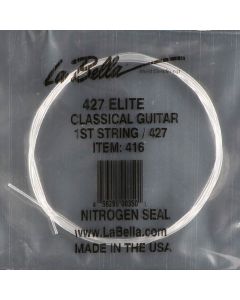 LaBella Elite E-1-snaar voor klassieke gitaar, clear nylon