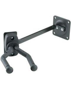 K & M 16255 gitaar-muurhouder black