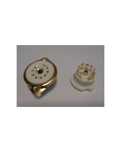 Socket 9-polig Chassis Gold