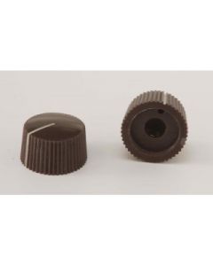 Fender Style Brown "barrel" amp knob with set-screw