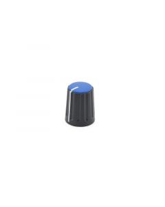 Plastic Knob Standard Black-Blue