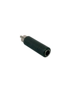 Verloop plug, 6,3mm jack female mono, RCA male