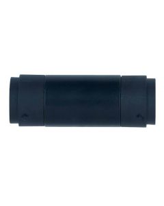 Verloop plug, speaker 4-polig male zwart plastic, speaker 4-polig male