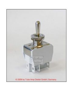 Power switch, double ON/ON/ON, metal toggle for Orange