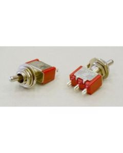 Toggle Switch sPDT/ON-ON  3A/250VA with short toggle